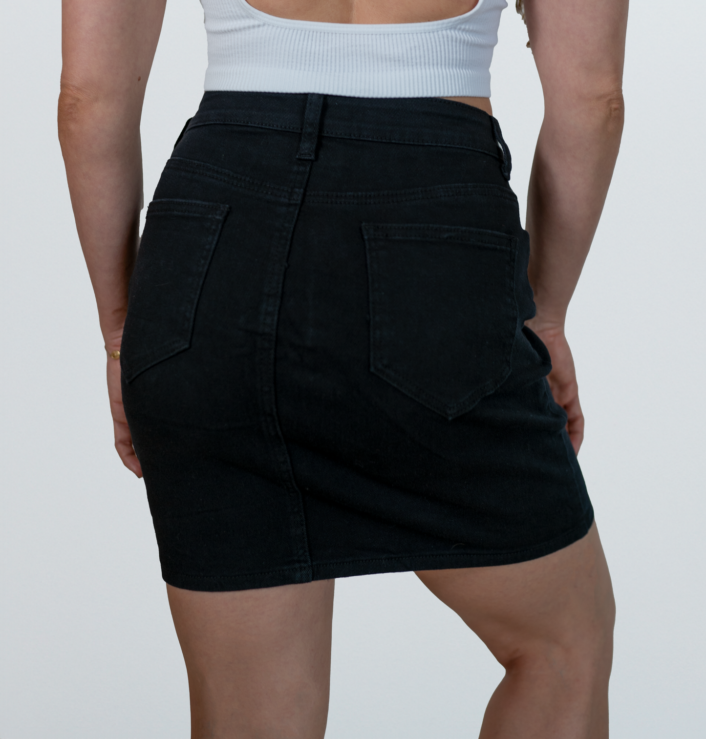 Funky Tulip Denim Mini Skirt