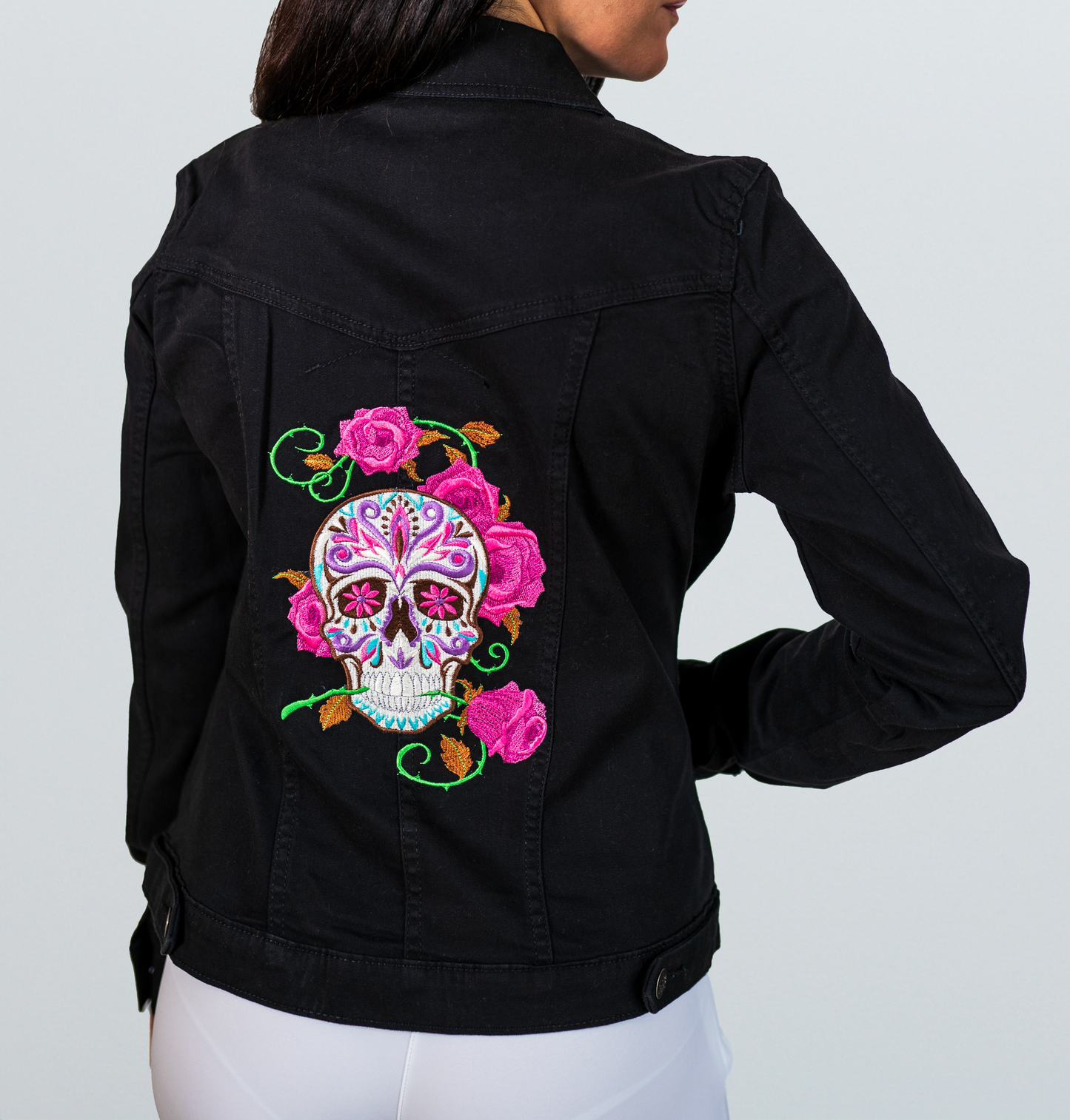 Dia de los Muertos Ladies' Denim Jacket
