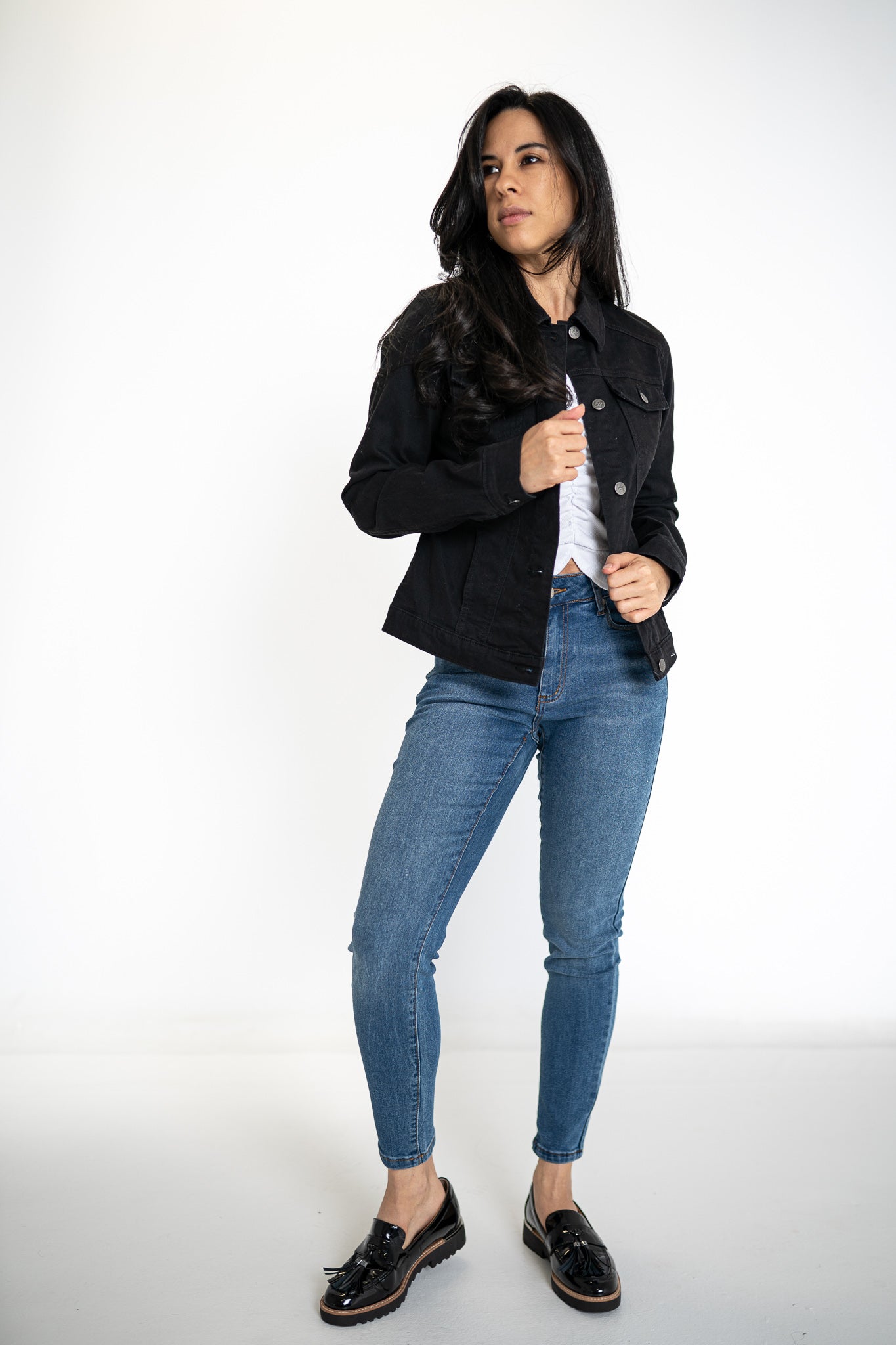 Fearless Flight Butterfly Ladies' Denim Jacket