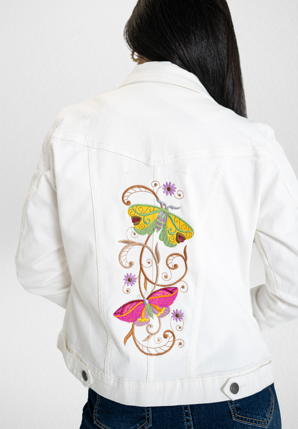 Moth Masquerade Potpourri Spray Ladies' Denim Jacket