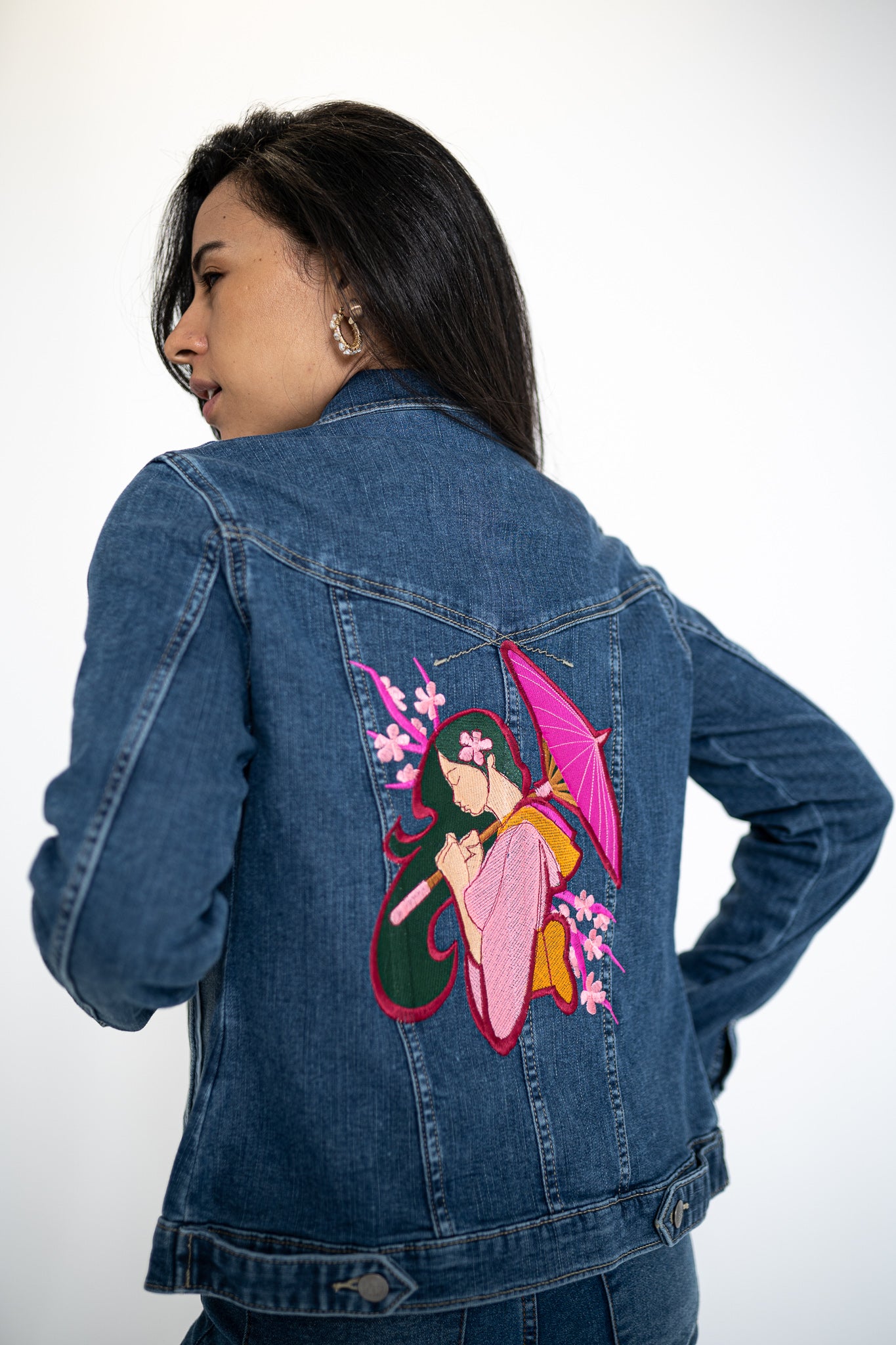 Kimono Girl Ladies' Denim Jacket