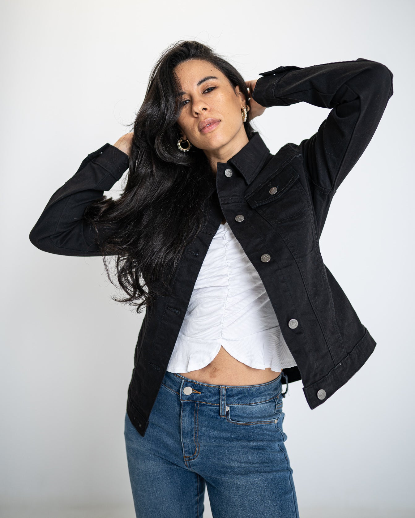 Fearless Flight Butterfly Ladies' Denim Jacket
