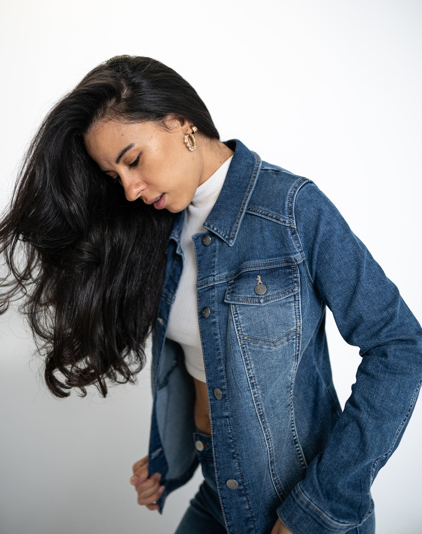 Kimono Girl Ladies' Denim Jacket