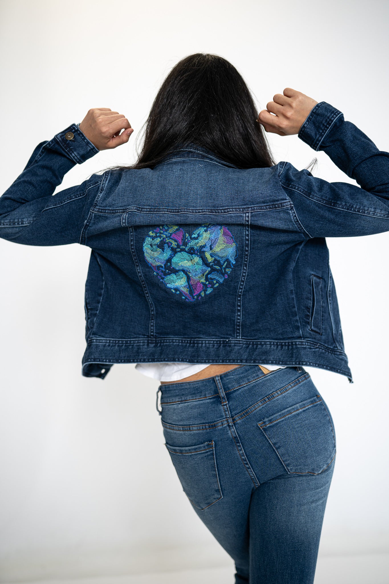 A World Of Love Ladies' Denim Jacket