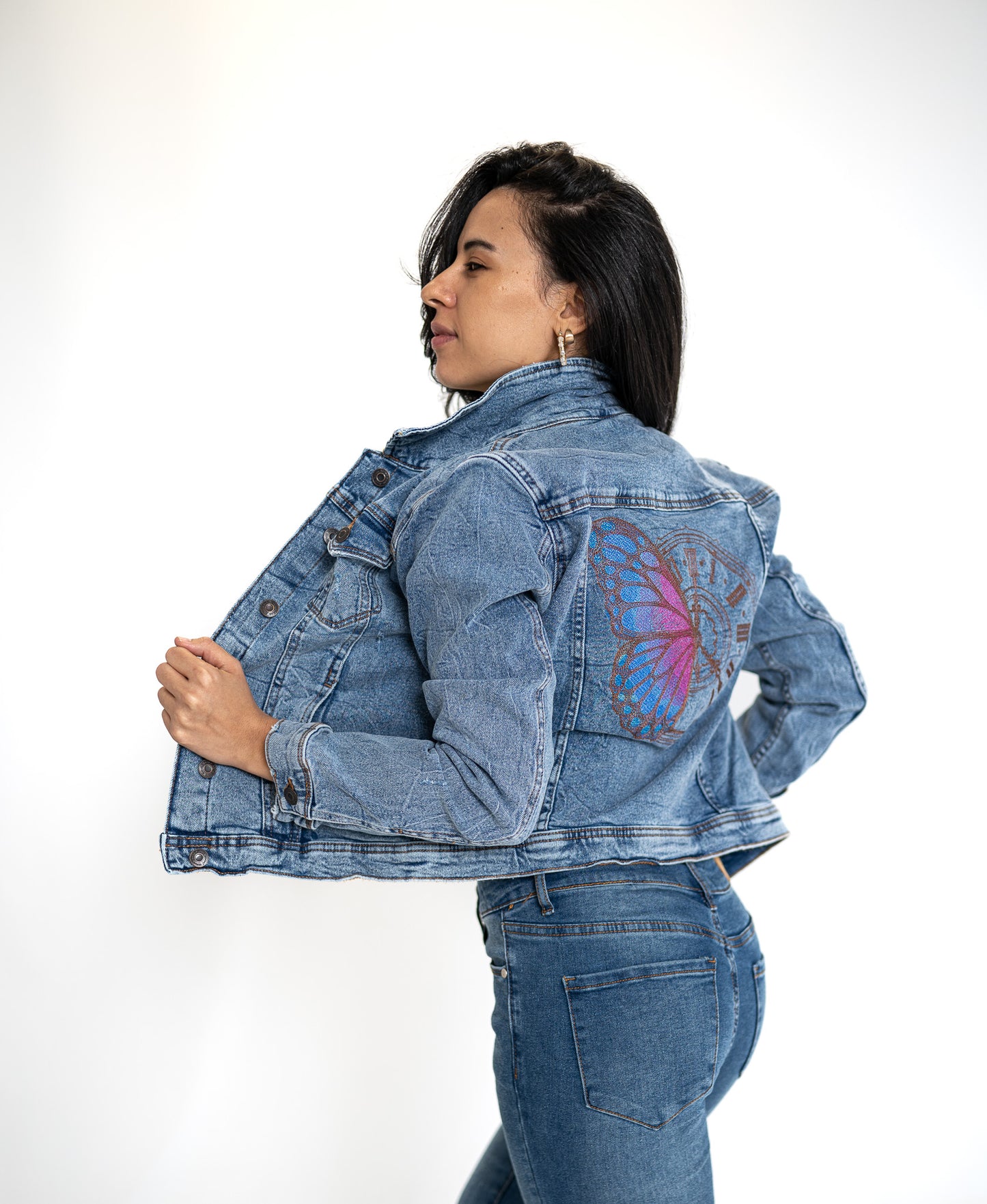 Metamorphosis of Time Ladies' Denim Jacket