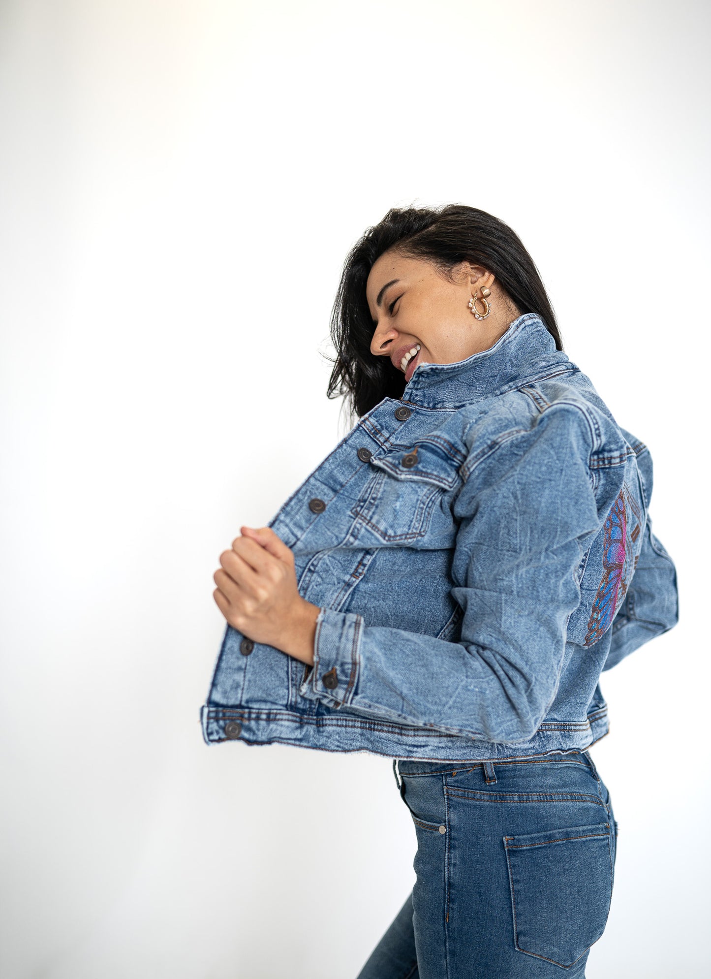 Metamorphosis of Time Ladies' Denim Jacket