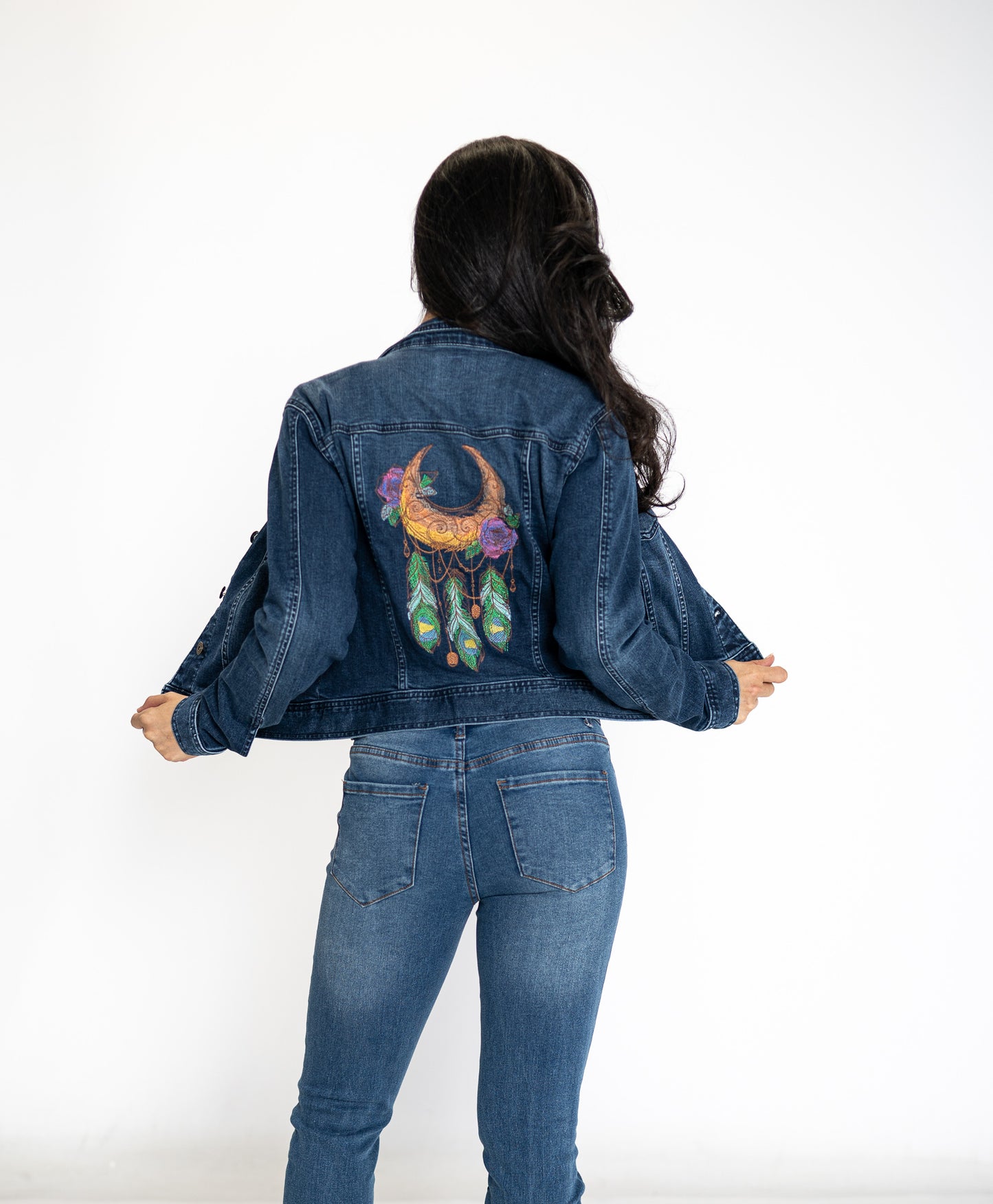 Wanderlust By The Moonlight Ladies' Denim Jacket