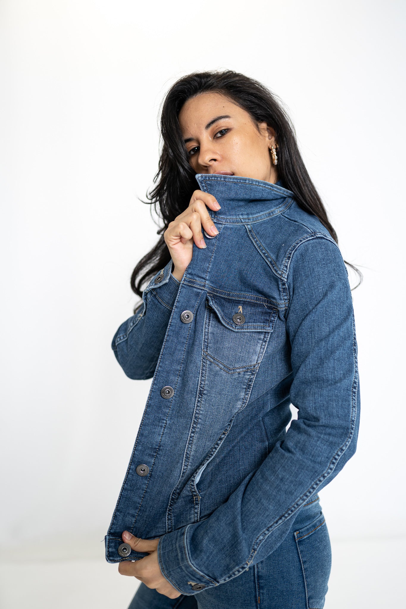 Lovely Hollyhock Ladies' Denim Jacket by Wrangle/Lee