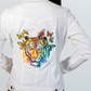 Butterfly Dream Tiger Ladies' Denim Jacket