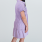 Om Purple Denim Dress