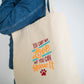 You Can't Buy Love But You Can Rescue It White Large Canvas Tote Bag