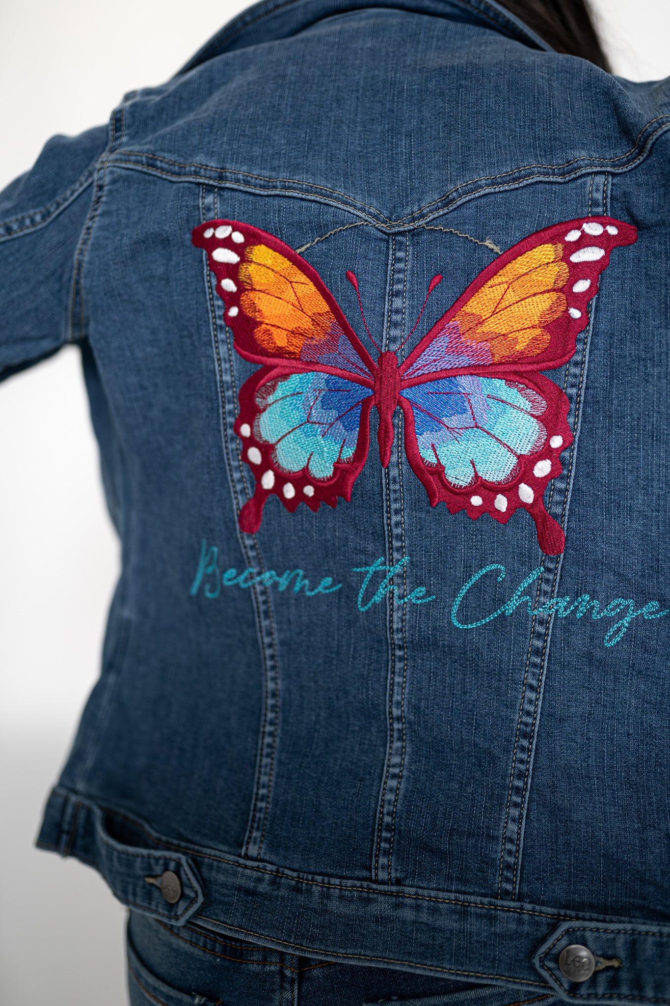 Become The Change Ladies' Denim Jacket