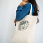 Farmers Market Sign White Large Canvas Tote Bag